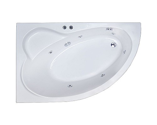 Приобрести Акриловая ванна Royal Bath Alpine Standart 160x100 RB819101ST-L с гидромассажем в магазине сантехники Santeh-Crystal.ru