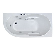 Акриловая ванна Royal Bath Azur Standart 140x80 RB614200ST-R с гидромассажем