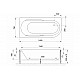 Заказать Акриловая ванна Royal Bath Azur Standart 150x80 RB614201ST-L с гидромассажем в магазине сантехники Santeh-Crystal.ru