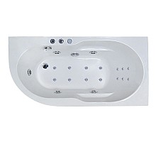 Акриловая ванна Royal Bath Azur De Luxe 170x80 RB614203DL-R с гидромассажем