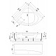 Приобрести Акриловая ванна Royal Bath Rojo De Luxe 150x150 RB375201DL с гидромассажем в магазине сантехники Santeh-Crystal.ru
