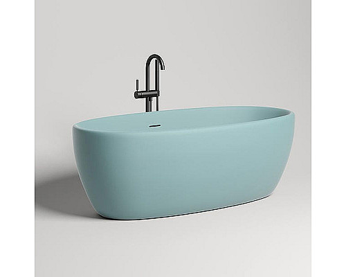 Приобрести Ванна из литьевого мрамора 169x87 см Salini S-Stone Luce, покраска по RAL полностью 100121MRF в магазине сантехники Santeh-Crystal.ru