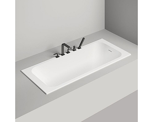 Купить Ванна из литьевого мрамора 180x80 см Salini S-Sense Orlanda Kit 102112G в магазине сантехники Santeh-Crystal.ru