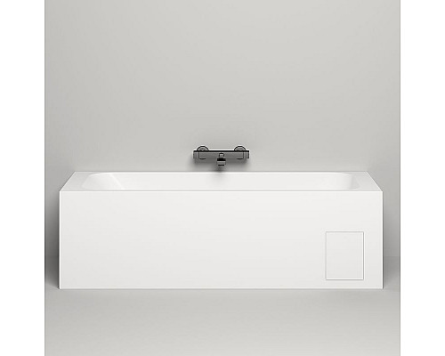 Купить Ванна из литьевого мрамора 180x80 см Salini S-Sense Orlanda Kit 102112G в магазине сантехники Santeh-Crystal.ru