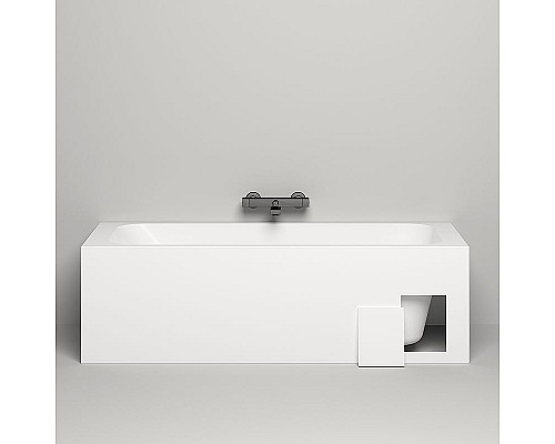 Купить Ванна из литьевого мрамора 180x80 см Salini S-Sense Orlanda Kit 102112G в магазине сантехники Santeh-Crystal.ru