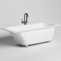 Ванна из литьевого мрамора 180x80 см Salini S-Stone Orlanda 102022M