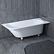 Купить Ванна из литьевого мрамора 170x75 см Salini S-Stone Ornella Kit 102421M в магазине сантехники Santeh-Crystal.ru