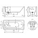 Купить Ванна из литьевого мрамора 180x80 см Salini S-Stone Ornella Kit 102422M в магазине сантехники Santeh-Crystal.ru