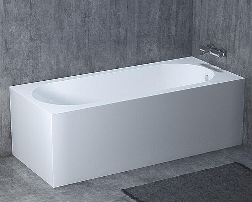 Заказать Ванна из литьевого мрамора 170x75 см Salini S-Sense Ornella Kit 102411G в магазине сантехники Santeh-Crystal.ru