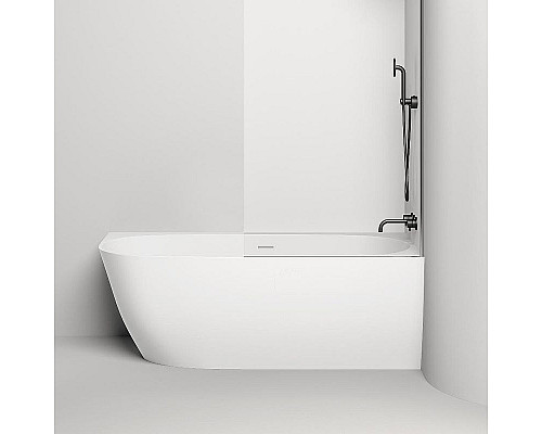 Приобрести Ванна из литьевого мрамора 170x85 см Salini S-Stone Sofia Corner R 102524M в магазине сантехники Santeh-Crystal.ru