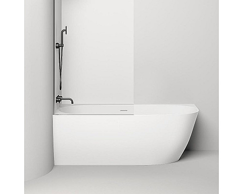 Приобрести Ванна из литьевого мрамора 170x85 см Salini S-Stone Sofia Corner L 102525M в магазине сантехники Santeh-Crystal.ru