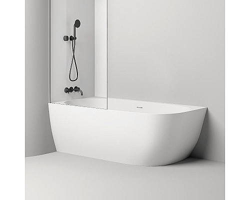 Приобрести Ванна из литьевого мрамора 170x85 см Salini S-Stone Sofia Corner L 102525M в магазине сантехники Santeh-Crystal.ru