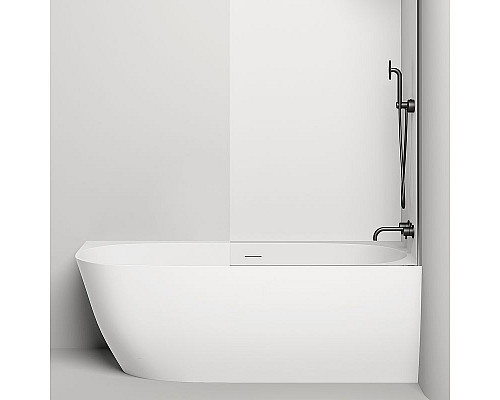 Купить Ванна из литьевого мрамора 170x85 см Salini S-Sense Sofia Corner R 102514G в магазине сантехники Santeh-Crystal.ru