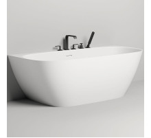 Ванна из литьевого мрамора 180x85 см Salini S-Sense Sofia Wall 102513G