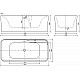Заказать Акриловая ванна Sancos Sigma 170x80 FB15 без гидромассажа в магазине сантехники Santeh-Crystal.ru