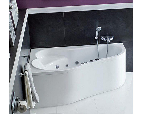 Приобрести Акриловая ванна Santek Ибица 150 R без гидромассажа R в магазине сантехники Santeh-Crystal.ru