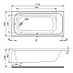 Купить Акриловая ванна Santek Ламма 170x80 1WH501763 без гидромассажа в магазине сантехники Santeh-Crystal.ru
