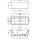 Купить Акриловая ванна Vincea 170x80 VBT-401-1700MW без гидромассажа в магазине сантехники Santeh-Crystal.ru