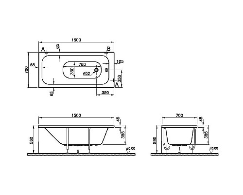 Santeh-Crystal.ru: Акриловая ванна Vitra Optimum Neo 150x70 64560001000 без гидромассажа Купить Акриловая ванна Vitra Optimum Neo 150x70 64560001000 без гидромассажа в магазине сантехники Santeh-Crystal.ru