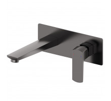 Смеситель для раковины встраиваемый WONZON & WOGHAND, Темный графит (WW-88869031-BGM)