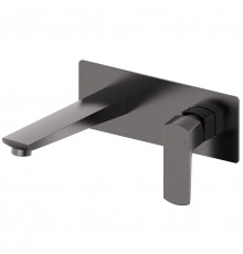 Смеситель для раковины встраиваемый WONZON & WOGHAND, Темный графит (WW-88869031-BGM)