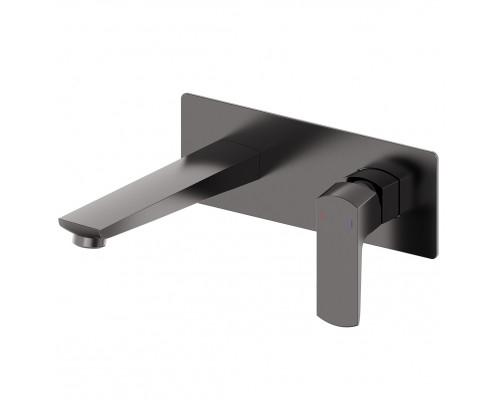 Смеситель для раковины встраиваемый WONZON & WOGHAND, Темный графит (WW-88869031-BGM)