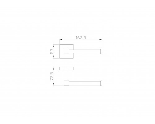 Купить Держатель для туалетной бумаги без крышки WONZON & WOGHAND, Темное золото (WW-8906-DG) в магазине сантехники Santeh-Crystal.ru