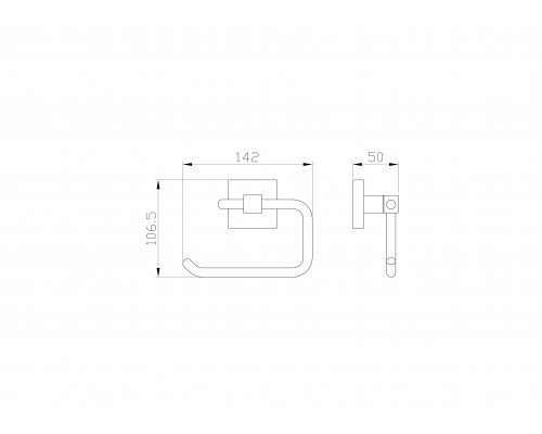 Приобрести Держатель для туалетной бумаги без крышки WONZON & WOGHAND, Темное золото (WW-8916-DG) в магазине сантехники Santeh-Crystal.ru