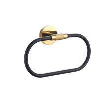 Кольцо для полотенец WONZON & WOGHAND, Черный/Золото (WW-9213)