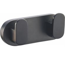 Двойной крючок для ванной WONZON & WOGHAND, Черный (WW-7725)