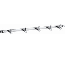 Вешалка с 5 крючками для ванной WONZON & WOGHAND, Хром (WW-9380-5)