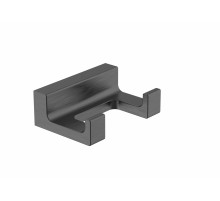 Двойной крючок для ванной WONZON & WOGHAND, Темный графит (WW-9125-GM)