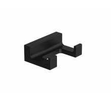 Двойной крючок для ванной WONZON & WOGHAND, Черный (WW-9125-BL)