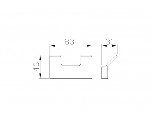 Приобрести Двойной крючок для ванной WONZON & WOGHAND, Брашированное золото (WW-8325-BG) в магазине сантехники Santeh-Crystal.ru