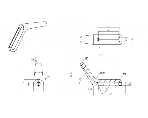 Купить Крючок для ванной WONZON & WOGHAND, Хром (WW-V4301-CR) в магазине сантехники Santeh-Crystal.ru