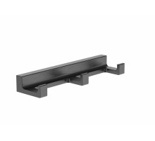 Вешалка с 3 крючками для ванной WONZON & WOGHAND, Темный графит (WW-9135-GM)