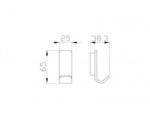 Заказать Крючок для ванной WONZON & WOGHAND, Брашированное золото (WW-8315-BG) в магазине сантехники Santeh-Crystal.ru