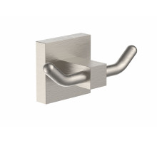 Двойной крючок для ванной WONZON & WOGHAND, Брашированный никель (WW-8925-BN)