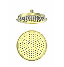 Тропическая лейка для душа WONZON & WOGHAND, Брашированное золото (WW-88DP05-BG)