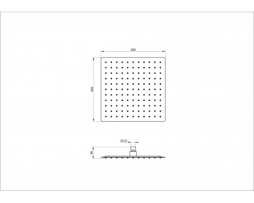 Заказать Тропическая лейка для душа WONZON & WOGHAND, Брашированное золото (WW-88DP02-BG) в магазине сантехники Santeh-Crystal.ru