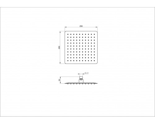 Приобрести Тропическая лейка для душа WONZON & WOGHAND, Брашированное золото (WW-88DP06-BG) в магазине сантехники Santeh-Crystal.ru