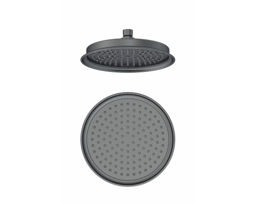 Заказать Тропическая лейка для душа WONZON & WOGHAND, Темный графит (WW-88DP05-BGM) в магазине сантехники Santeh-Crystal.ru