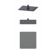 Тропическая лейка для душа WONZON & WOGHAND, Темный графит (WW-88DP06-BGM)