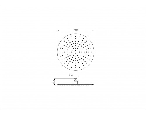 Купить Тропическая лейка для душа WONZON & WOGHAND, Темный графит (WW-88DP04-BGM) в магазине сантехники Santeh-Crystal.ru