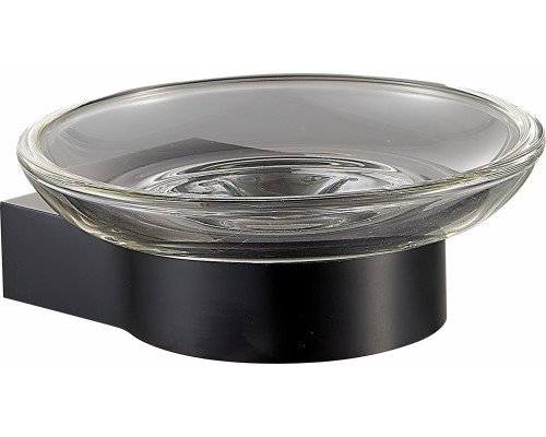 Купить Мыльница с держателем WONZON & WOGHAND, Черный (WW-7722) в магазине сантехники Santeh-Crystal.ru