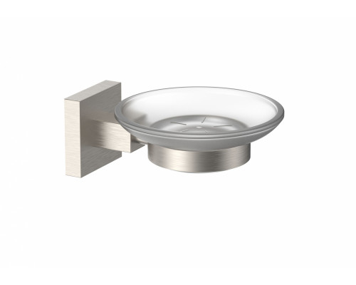 Приобрести Мыльница с держателем WONZON & WOGHAND, Брашированный никель (WW-8922-BN) в магазине сантехники Santeh-Crystal.ru