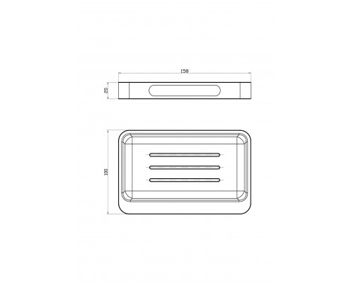 Заказать Мыльница с держателем WONZON & WOGHAND, Хром (WW-9524) в магазине сантехники Santeh-Crystal.ru