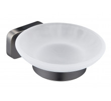 Мыльница с держателем WONZON & WOGHAND, Темный графит (WW-9322)