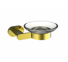 Мыльница с держателем WONZON & WOGHAND, Глянцевое золото (WW-8422-LG)