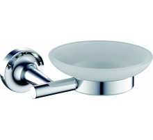 Мыльница с держателем WONZON & WOGHAND, Хром (WW-6522)